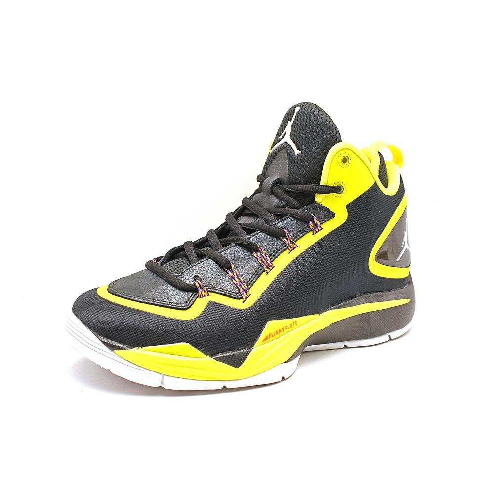 jordan 23 shoes black and yellow