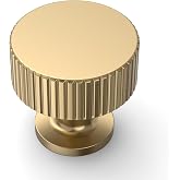 Asidrama 10 Pack Champagne Bronze Kitchen Cabinet Knobs | Heavy-Duty Solid Zinc, Sturdy, 2 Screw Sizes, Single Hole Knob, Cupboards, Drawers, Dressers, Furniture, Hardware