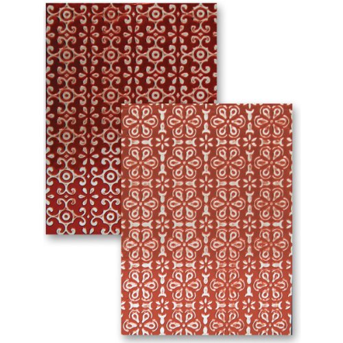 Spellbinders EL-007 M-Bossabilities Reversible Embossing Folder, Elegance