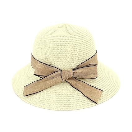 Amazon Com Yaojiaju Summer Straw Hats Elegant Sunhat Summer Straw