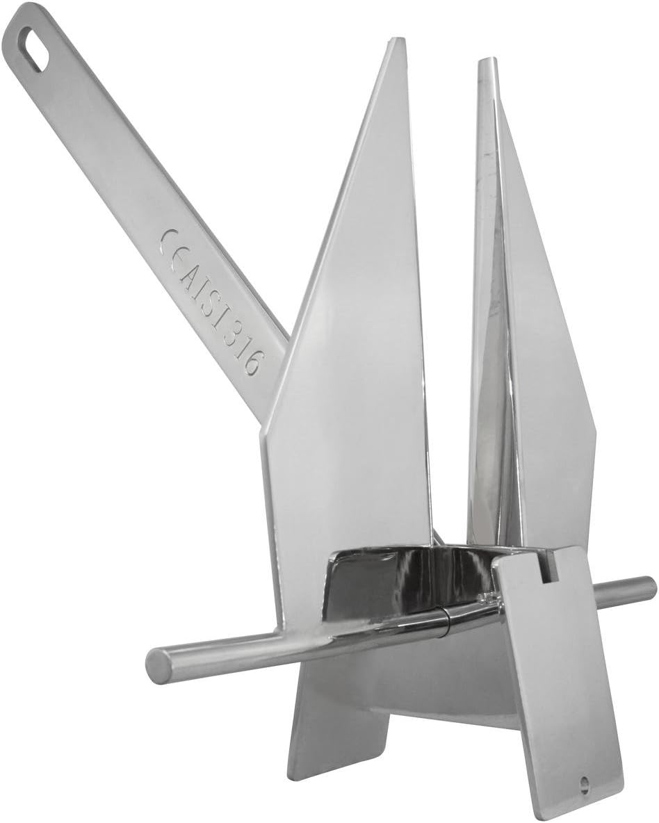 Norestar Stainless Steel Fluke/Danforth Style Boat Anchor
