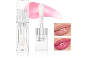 Sulily Magic Color Changing Lip Oil, 2024 New Glitter Moisturizing Lip Glow Oil,Long Lasting Nourishing Plumping Glimmer Glow Lipstick,Non-sticky Fresh Nourishing Transparent Lip Care