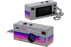 Portable Thumb Camera, 130° Wide Angle of 1080P High-Definition Video Recording & Photo Shooting, Pocket Mini Camera Keychain