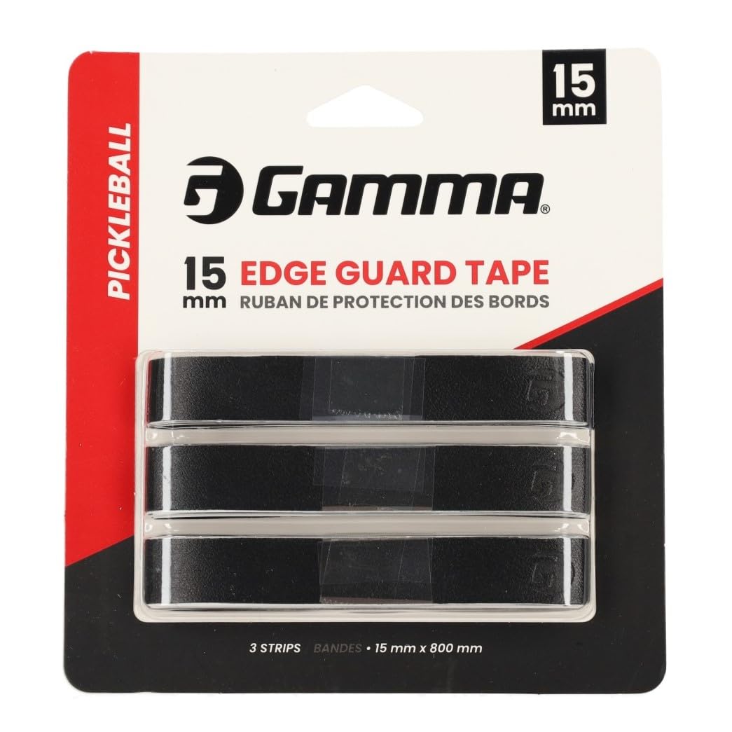 Photo 1 of ***ONLY ONE***

GAMMA Edge Guard Tape – Protect Your Paddle from Scratches & Damage - Durable, Stylish Protection for Performance & Customization - Black, 15mm 3-Pack