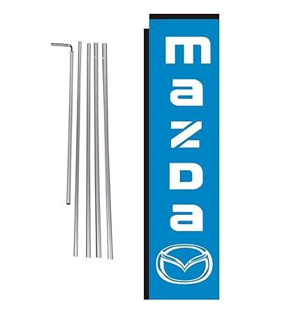Amazon Com Mazda Auto Dealership Light Blue Advertising