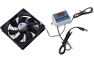 120mm USB Powered Quiet Cooling Fans With Thermostat Control For Efficient In Cabinets USB Fan