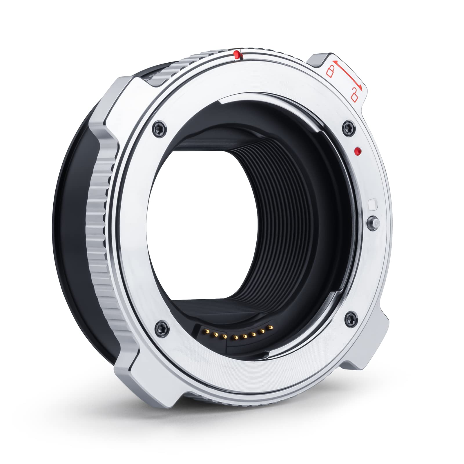 EF-EOS R Pro Auto Focus Lens Mount Adapter with Security Lock Compatible with Canon EF/EF-S Lens to Canon EOS R R5 R5C R6 RP C70 Red Komod Camera,Idea for Large Lens