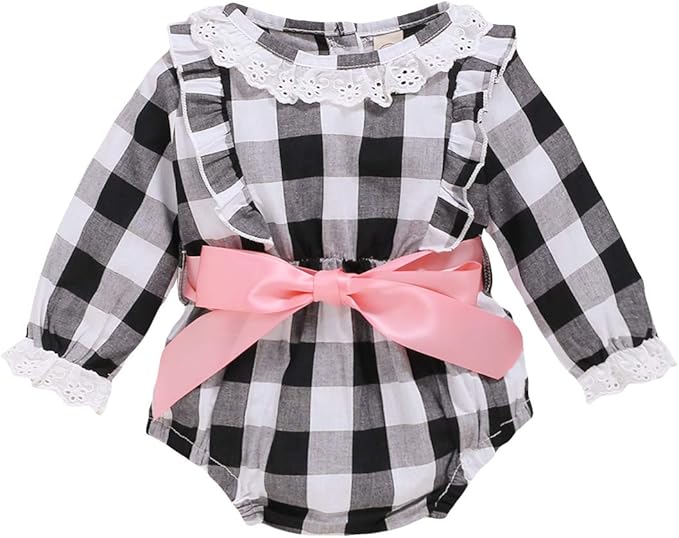 ruffle onesie baby girl