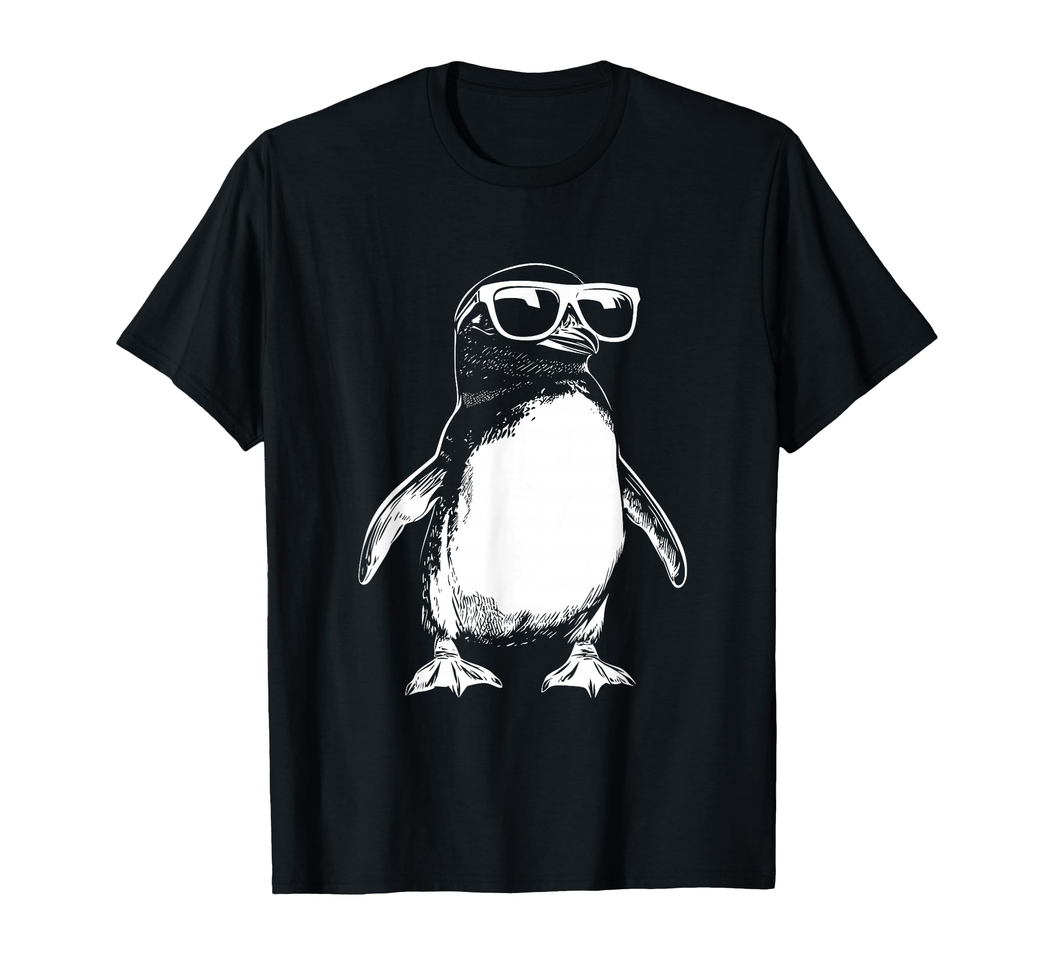 Photo 1 of *pink*Funny Penguin Sunglasses Graphic T-Shirt medium