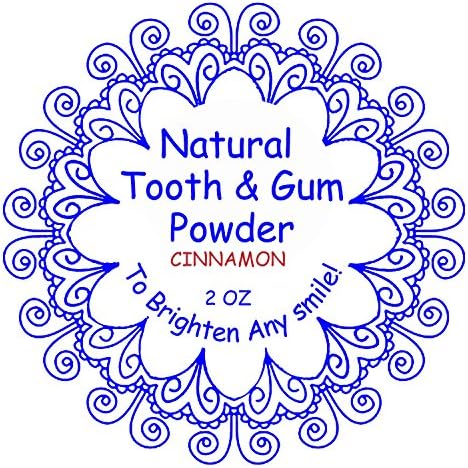 Natural Tooth &amp; Gum Powder (Cinnamon, 2 ounce)