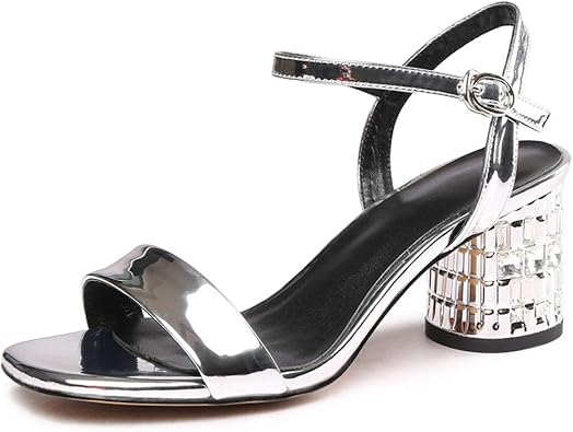 chunky heel sandals amazon