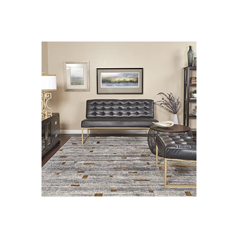 OSP Home Furnishings Anthony Armless Loveseat, Black Faux Leather with