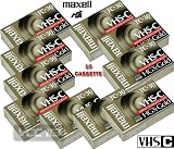 MAXELL LOT 10 NEW FOR PANASONIC, JVC, FUJI, SONY, TC-30 VHS-C VIDEO TAPES CASSETTE TC-30 TC30