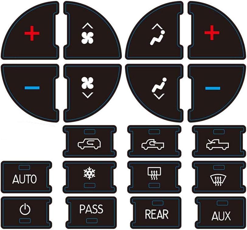 Replacement GM 22912547 Rear Radio Volume Control Knob Button,Gift AC Dash Button Repair Kit for Select GM Vehicles for 07-14 Chevrolet Chevy GMC Buick Cadillac(Pack of 2): Automotive