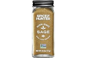 The Spice Hunter Sage, Rubbed, Dalmatian, Leaves, 0.4-Ounce Jar