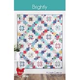 Cluck Cluck sew Brightly Quilt Pattern &ndash; Modern Scrappy Quilt Pattern for Layer Cakes, Fat Quarters, or Fabric Scraps