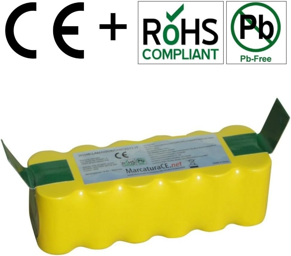 Batterie Pour IRobot Roomba 565, 564, 581, Etc. - 3500mAh 14,4V - NiMH - EXTENSILO