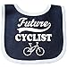 Inktastic Baby Boys' Future Cyclist Childs Bicyle Baby Bib