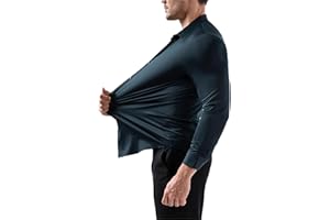 Marcivo Shirt, Marcivo The Stretch Dress Shirt, Men's Solid Long Sleeve Wrinkle-Free Casual Button Down Shirts