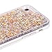 iPhone 6 Plus Case,Crazy Panda 3D Creative Glitter Design iPhone 6 Plus Quicksand Bling Adorable flowing Floating Moving Shine Glitter Case iPhone 6 Plus/6S Plus - Light gold diamonds
