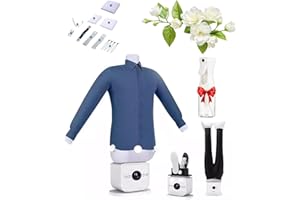 Clothes Iron, Upgraded Touched Iron Machine 3.0, Hands Free Automatic Ironing Machine, 8 Minutes Quick Ironed Dry, Adjustable