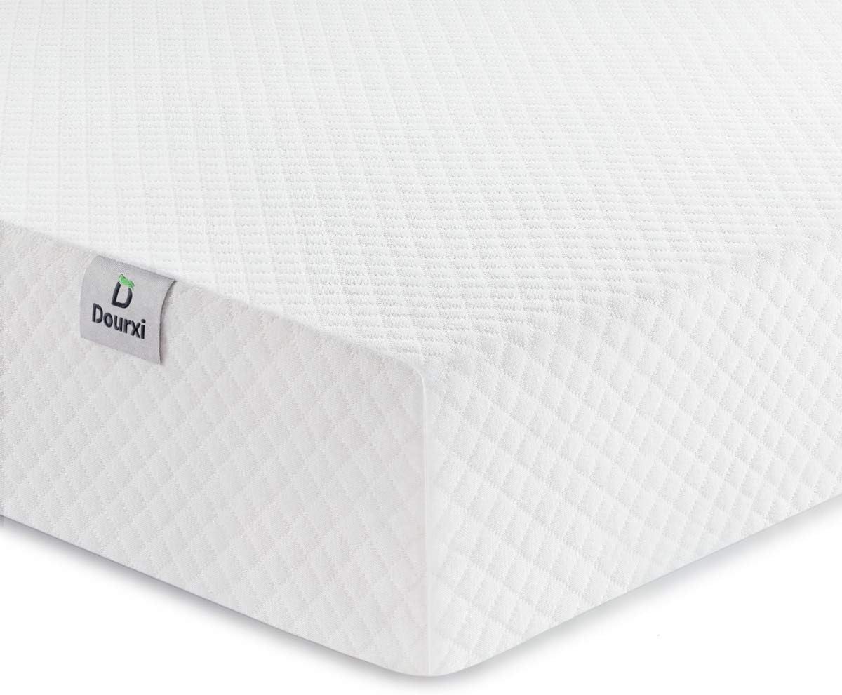 Dourxi Crib Mattress and Toddler Bed Mattress, Dual Sided Sleep System, Firm Side for Infants and Plush Soft Side for Toddlers, Breathable Foam Baby Mattress with Removable Cover
