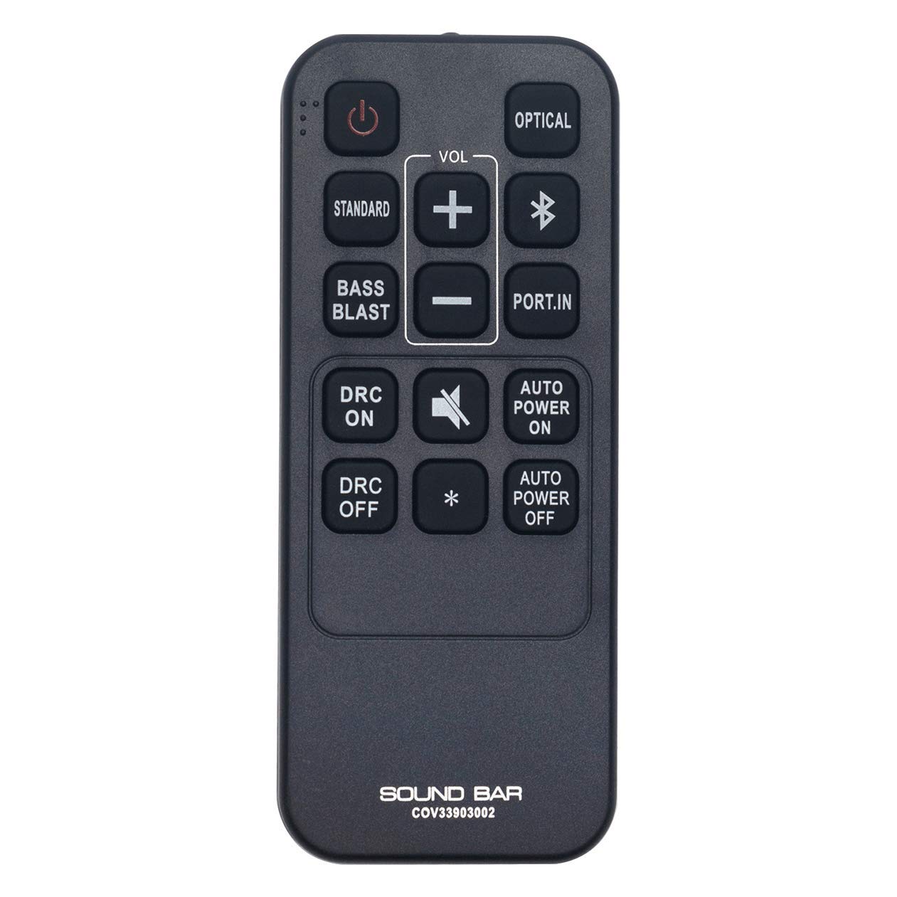 VINABTY COV33903002 Replacement Remote Control for LG Soundbar SJ1 AS455H 2.1 Ch 300W