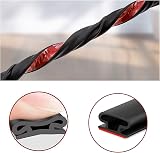 Shudyear 6M Black D-Shape Rubber Weather Stripping Door Seal Self-Adhesive view 3