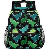 TropicalLife Toddler Backpack Cute Dinosaurs Kids Backpack for Boys and Girls Animal Palm Tree Childish Preschool Bag Kindergarten Schoolbag With Chest Strap