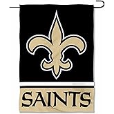 New Orleans Saints Double Sided Garden Flag
