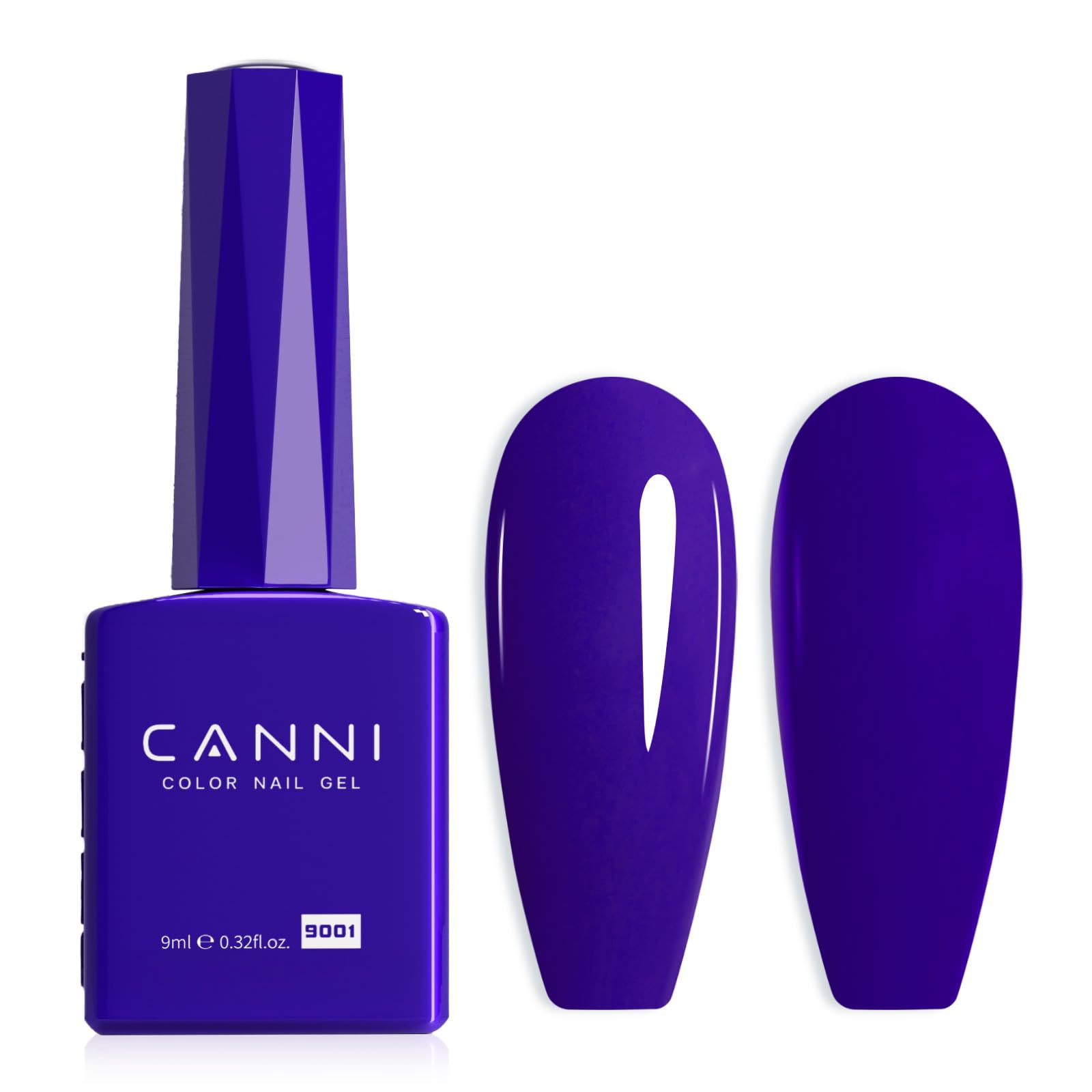 Photo 1 of CANNI Royal Blue Gel Nail Polish, 1Pcs Navy Blue Gel Polish Dark Cobalt Deep Color Soak Off U V Nail French Nail Manicure Salon DIY