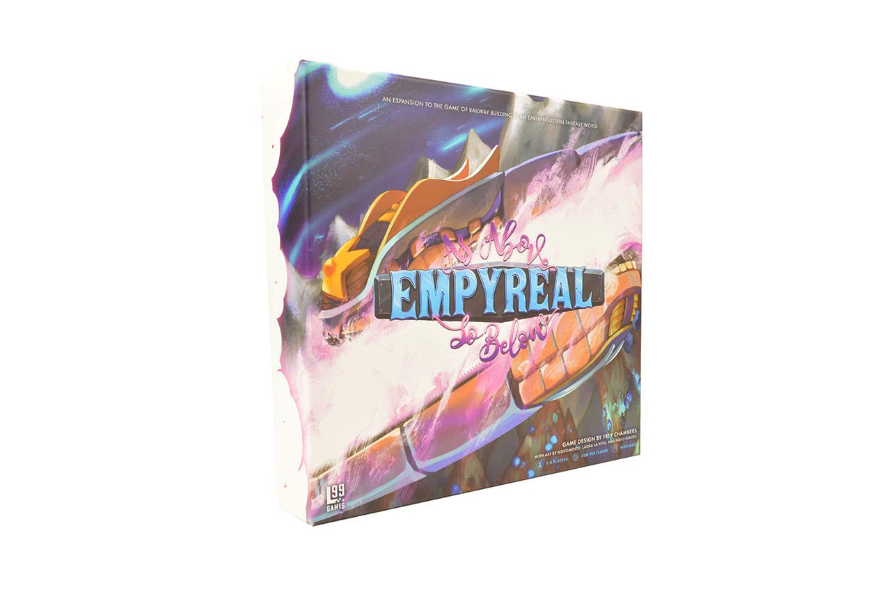 Level 99 Games Empyreal Spells and Steam As Above So Below Board Game Expansion | Train Strategy Game for Adults | Ages 14+ | 2-8 Players | Average Playtime 20-160 Minutes | Made by Level 99 Games