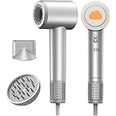 LAMPICK Hair Dryer, Ionic High Speed Blow Dryer with Diffuser Nozzle for Fast Drying, 2 Speeds & 4 Temps, Professional Compact Lightweight Hairdryer for Women Men Travel