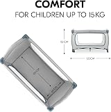 hauck Travel Cot Sleep N Play GO PLUS Blue with Wheels XL Zip Bag view 3