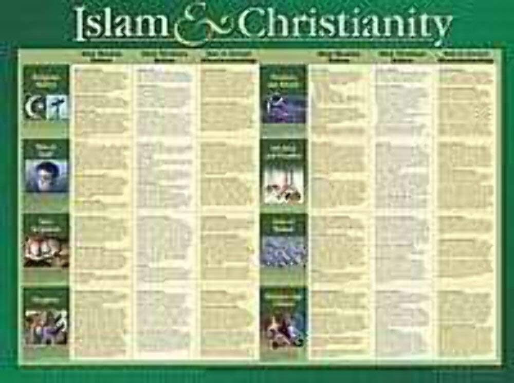 Islam And Christianity Wall Chart (Charts): Research, Rw: 9781890947668: Amazon.com: Books