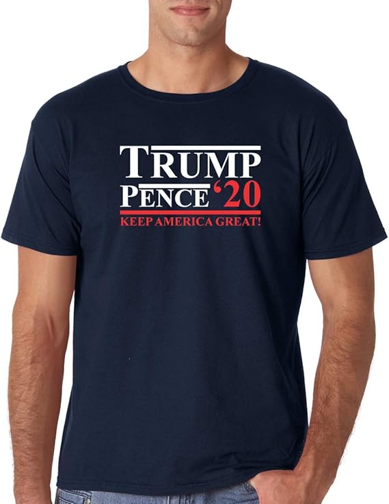 Amazon Aw Fashions トランプ ペンス Kaga トランプ大統領 メンズ Tシャツ Us サイズ Xx Large カラー ブルー Tシャツ カットソー 通販