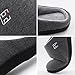 HomeIdeas Men's Classic Memory Foam Plush House Slippers, Spring Summer Breathable Indoor/Outdoor Shoes