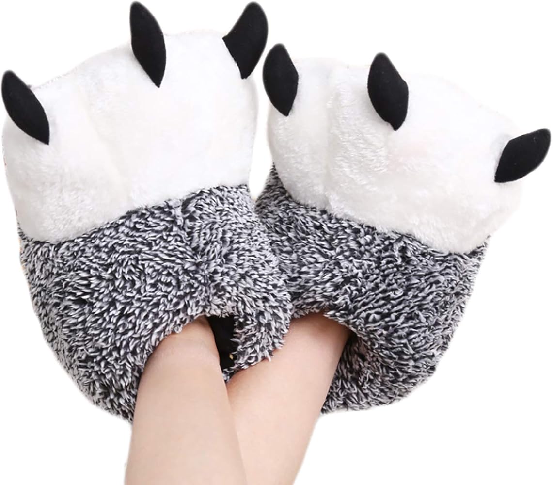 funny fuzzy slippers