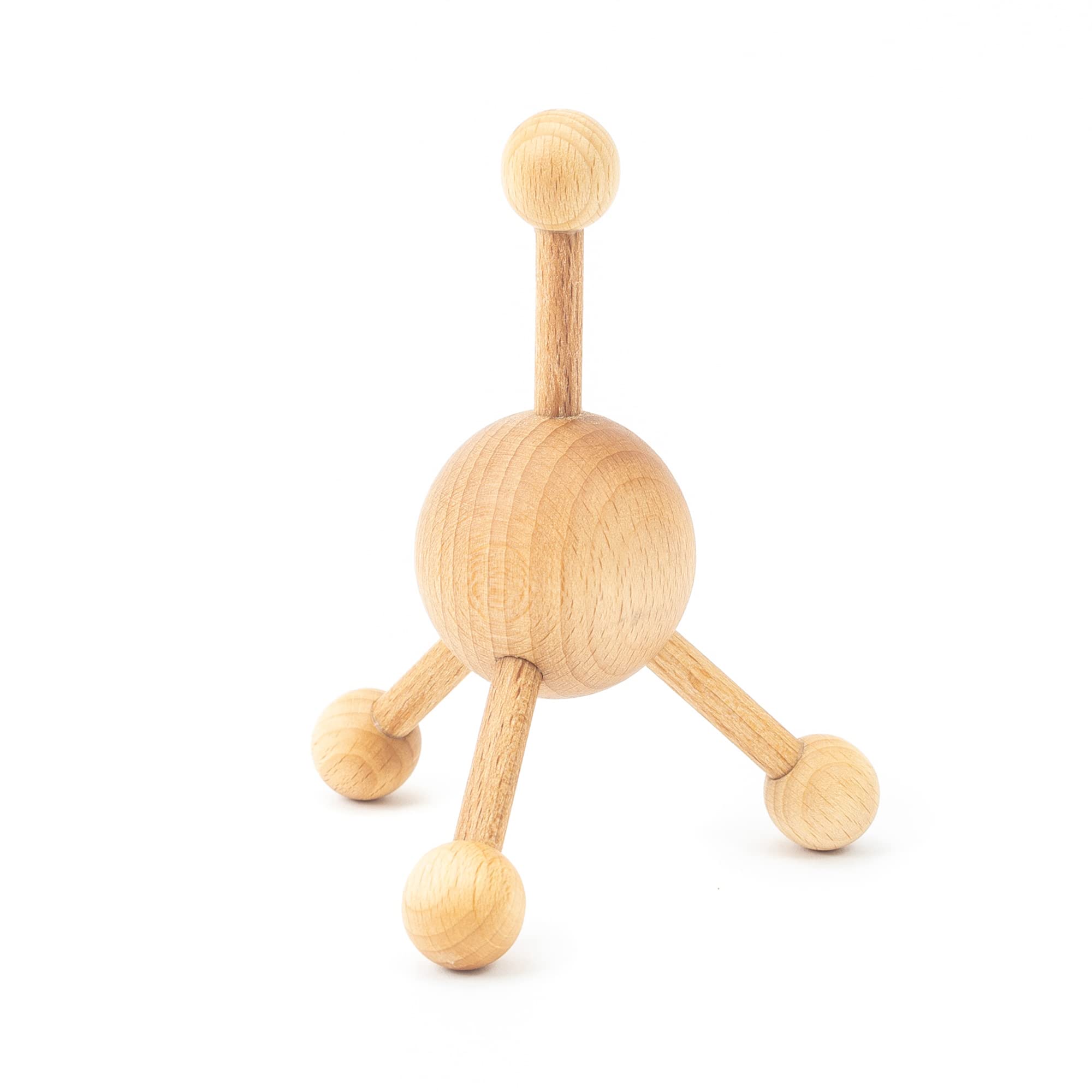 Tuuli Accessories Trigger Point Massager Massager Massage Spider Back Neck Shoulder Made of Wood