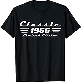 Classic 60 Birthday Decorations Men 60yr 1966 60th Birthday T-Shirt