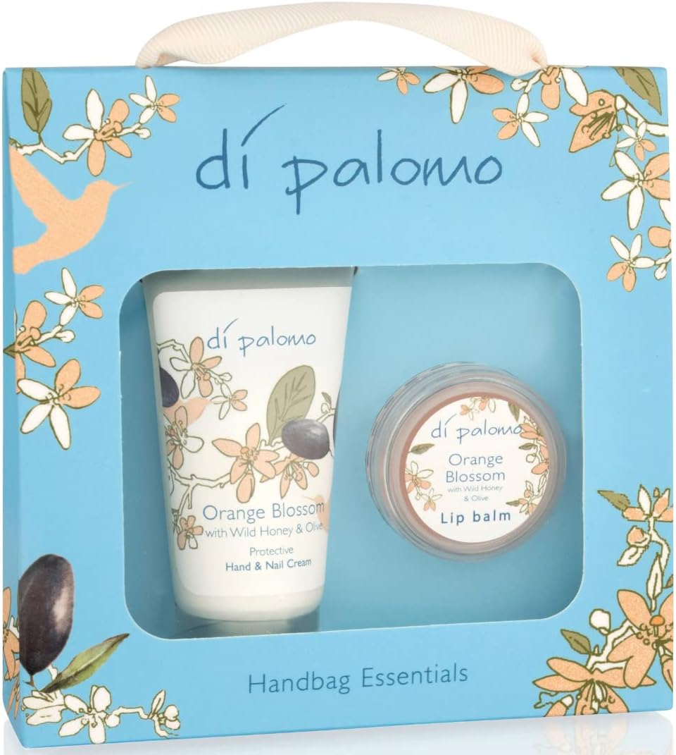 Di Palomo Orange Blossom Honey Hand Cream Lip Balm Set Skincare Travel Gifts
