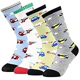 Vbiger Toddler Boys Knee High Cotton Socks Elastic