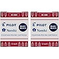 Pilot Namiki IC100 Fountain Pen Ink Cartridges - Blue/Black (Pack of 2)