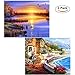 DIY Diamond Painting Kits for Adults, Diamond Painting Full Drill Dusk Lake Scenery, Perfect Gift for Families Friends, Cross Stitch DIY Craft - 12 x 16 inch