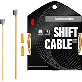 CNC Pro Bike Shifter Cable for Shimano/SRAM|Mountain Bike,Road Bike,MTB Derailleur Cable 1.2X 2100/2500/3000/3500mm,Universal