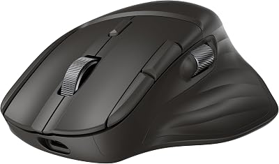 780M Kabellose Scroll-Maus, ultraschnelles magnetisches Scrollrad & horizontales Scrollen, 3-Minuten-Schnellladung, Bluetooth & USB-Dongle, Multi-Device für 3 Geräte, 6 programmierbare Tasten