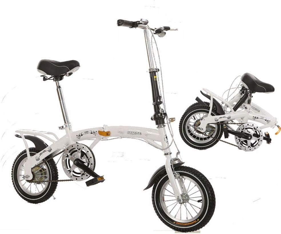 12" Small Size Single Speed Folding Road Bicycle Children's Mini Foldable Bike