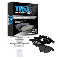 TRQ Front Posi Ceramic Brake Pad Kit Set for BMW