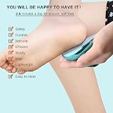 HAYSLAND Glass Foot File Callus Remover Portable Handheld Feet Scrubber Dead view 3