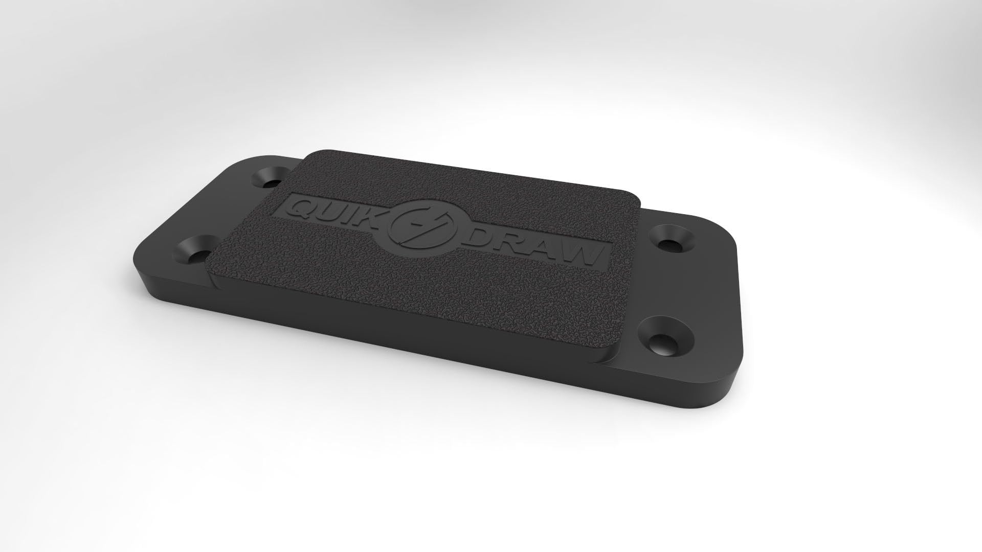 Quik Draw Gun Magnet 35lb Pull Rating for Mounting Pistols, Shotguns and Rifles for Display or Concealment in Homes, Office, Stores and More